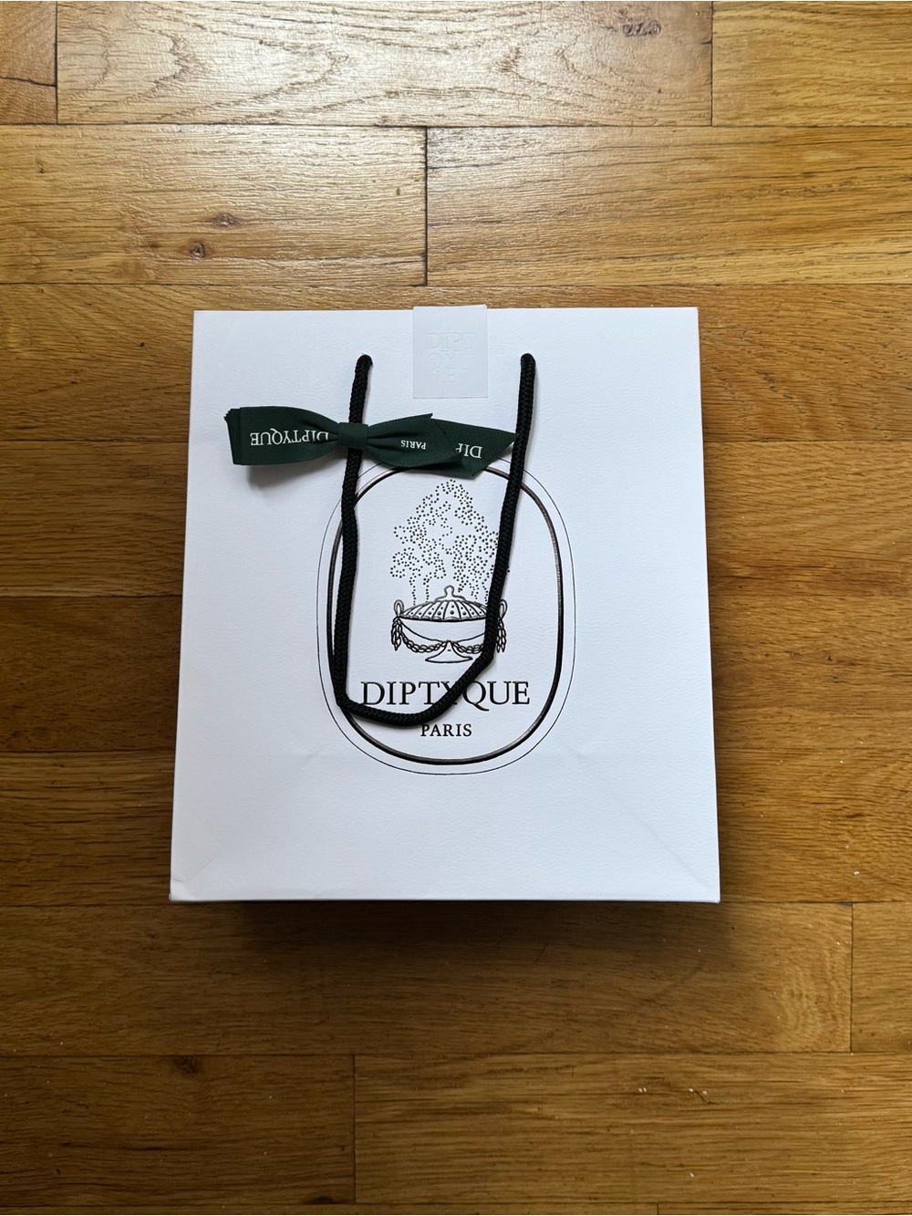 Diptyque Paris white reusable shopping bag